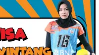 Pemain Jakarta BNI 46 Wintang Dyah Kumala Sakti di Proliga 2020. (foto: https://www.instagram.com/jakartabni46)