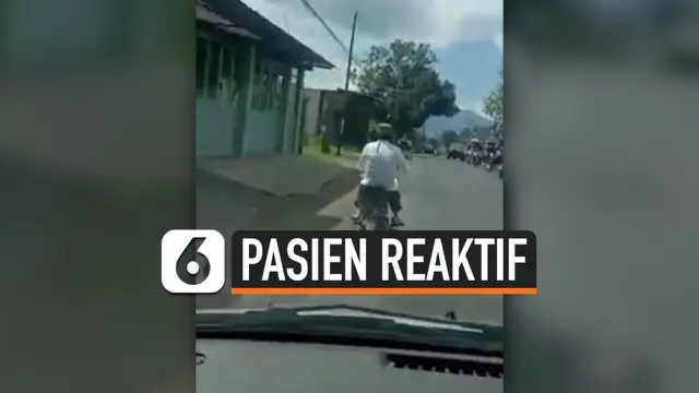 VIDEO: Pasien Reaktif Covid-19 di Garut Naik Motor ke Tempat Isolasi
