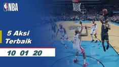Berita Video 5 Aksi Pemain Terbaik NBA 10 Januari 2020