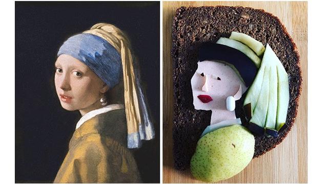 8 Kreasi Lukisan Terkenal di Atas Roti Ini Bikin Geleng Kepala