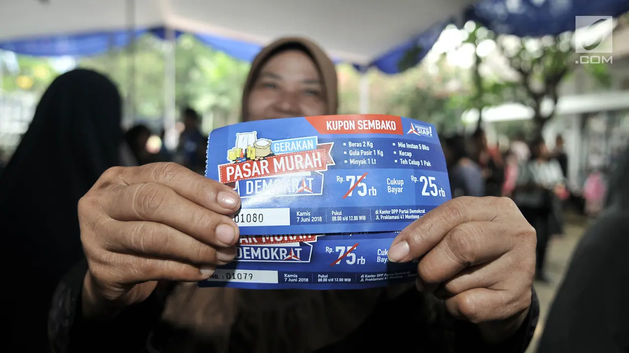 SBY Resmikan Gerakan Pasar Murah Demokrat di Jakarta