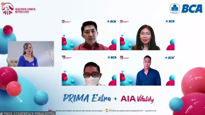 PRIMA Extra Virtual Press Conference yang diselenggarakan BCA, Kamis (25/2/2021)