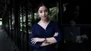 Bukan lantaran Nikita pernah kecewa karena keluh kesahnya dibocorkan orang lain, memang sejak kecil dulu dia mengaku tidak penah curhat ke selain mama. (Wimbarsana Kewas/Bintang.com)