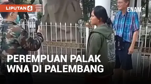 VIDEO: Turis Asing Dipalak Wanita di Museum SMB II Palembang