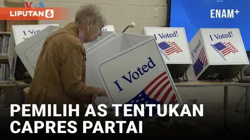 VIDEO: Super Tuesday, Jutaan Pemilih AS Tentukan Capres Partai