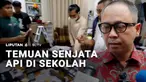 Temuan senjata api berbagai jenis, serta amunisi yang ditemukan di salah satu ruang sekolah, di Pondok Pinang, Jakarta Selatan. Terungkapnya temuan ini dari pengurus baru di yayasan sekolah.
