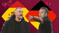 Piala Dunia 2022 - Head to head Luis Enrique Vs Hansi Flick (Bola.com/Bayu Kurniawan Santoso)