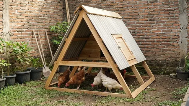 Desain Kandang Ayam Mini