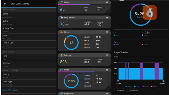 Aplikasi Garmin Connect di Garmin fenix 6x Sapphire