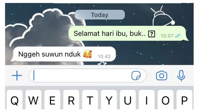 6 Chat Balasan Ibu Dapat Ucapan Selamat Hari Ibu dari Anak Ini Bikin Tersentuh