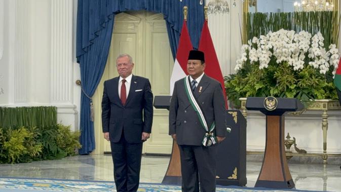 Prabowo Terima Tanda Kehormatan Tertinggi dari Raja Yordania: The Bejeweled Grand Cordon of Al-Nahda