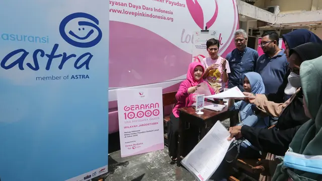 Deteksi Dini Kanker Payudara untuk Warga Kampung Berseri Asuransi Astra