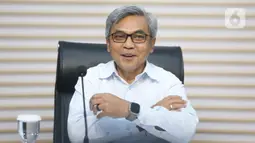 Ketua Komisi Pemberantasan Korupsi (KPK), Setyo Budiyanto, sesaat sebelum memberikan keterangan terkait Operasi Tangkap Tangan (OTT) di Kantor Imigrasi Jakarta Barat, Gedung Merah Putih KPK, Jakarta, Kamis (4/6/2026). (Liputan6.com/Helmi Fithriansyah)