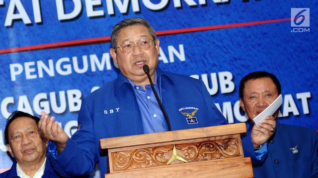FOTO: SBY Umumkan 17 Pasang Nama Bakal Cagub-Cawagub Pilkada 2018