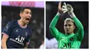 Babak 16 Besar Liga Champions 2021/2022 akan diwarnai reuni 6 pemain yang akan melawan mantan klubnya. Pertemuan mereka tidak dapat dihindari usai undian yang dilakukan UEFA. Partai PSG melawan Real Madrid menakdirkan 4 pemain untuk bereuni. Siapa saja? (Kolase AFP)