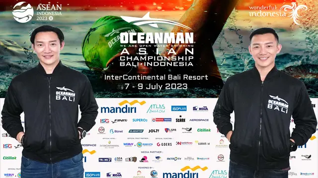 Olympian Albert C Sutanto dan Felix C Sutanto Gelar Oceanman Asian Championship Bali Indonesia 2023