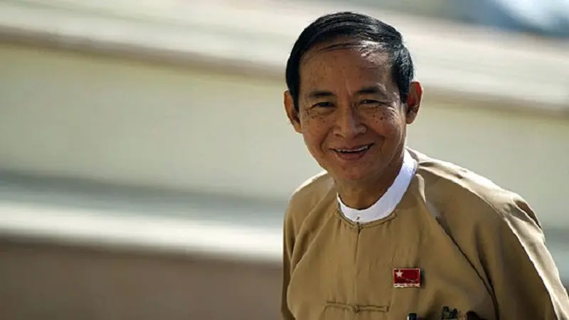 Win Myint, Presiden baru Myanmar (AFP PHOTO via Radio Free Asia)