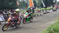 Honda Dream Cup tahun dibuka di Sirkuit Brigif 15 Kujang II, Kota Cimahi, Jawa Barat 20-21 April 2018. (Bola.com/Muhammad Ginanjar)