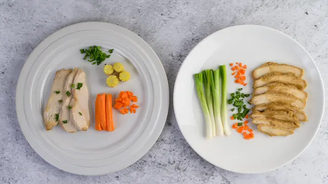 Hitung porsi makan dengan menjadikan piring sebagai acuan