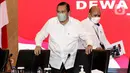 Ketua Dewan Pegawas KPK Tumpak Hatorangan Panggabean bersiap menyampaikan konferensi pers di Gedung ACLC KPK, Jakarta, Senin (9/1/2022). Dewas KPK menerima sebanyak 477 surat, baik dari internal maupun pihak eksternal, sepanjang tahun 2022. Di mana, dari 477 surat tersebut, 96 di antaranya merupakan laporan pengaduan masyarakat. (Liputan6.com/Johan Tallo)