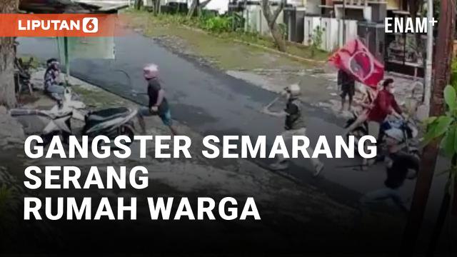 Geger! Gangster Semarang Serang Rumah Warga dan Incar Seorang Pria