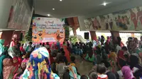 Kegiatan Festival Dongeng Lombok di Museum NTB, Lombok, NTB pada Sabtu (17/11/2018) (Liputan6.com/Giovani Dio Prasasti)