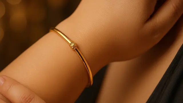 Model Gelang Emas 2 Gram untuk Tangan Berisi