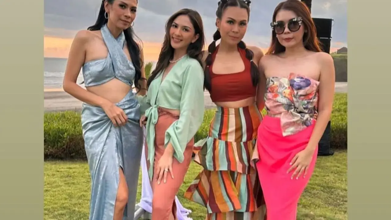 Tampilan Bold Vibrant Ketiga Kakak Ipar Jessica Mila di Resepsi Pernikahan Season Finale