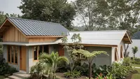 10 Gambar Rumah Minimalis Atap Asbes Kombinasi Seng yang Estetik dan Hemat Biaya