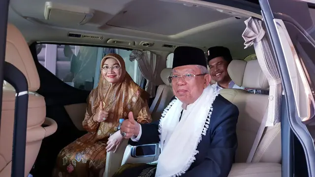 Calon wakil presiden nomor urut 01 Ma'ruf Amin melanjutkan safari ke Kabupaten Sukabumi, Jawa Barat, Rabu (19/12/2018).