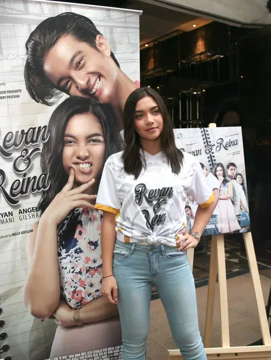 Selain Angela Gilsha film Revan & Reina turut dibintangi Bryan Domani, Irsyad, Ajun Perwira, Meisya Amira, Rani Ramadhani, Wilson Tirta dan banyak lainnya. (Nurwahyunan/Bintang.com)
