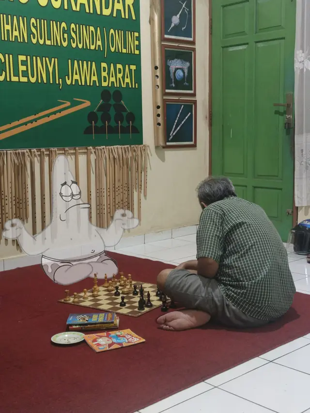 Viral, Ini 6 Editan Foto Orang Main Catur Sendiri Ini Bikin Geleng Kepala