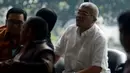 Kaban diketahui keluar gedung KPK sekitar pukul 16.30 WIB. Sebelum disinggung hal tersebut, Kaban sempat memberikan keterangan seputar pemeriksaannya hari ini (Liputan6.com/JohanTallo).