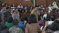 Kapolri dan Panglima TNI meninjau Gereja Katedral Jakarta