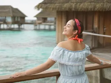 Meskin tanpa make up, wajah Chelsea Islan tetap terlihat cantik dan memukau. (Liputan6.com/IG/chelseaislan)