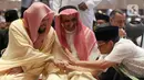 Sebelumnya, Syekh Ahmad bin Ali Al Hudhaify juga bertemu sejumlah pejabat tinggi negara, ormas islam serta lembaga pendidikan islam. (Liputan6.com/Herman Zakharia)