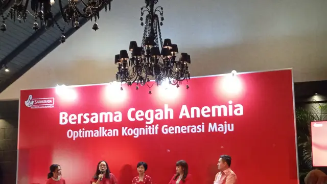 Acara "Bersama Cegah Anemia, Optimalkan Kognitif Generasi Maju" Bersama Danone dan SGM. (Marisa Atalia)