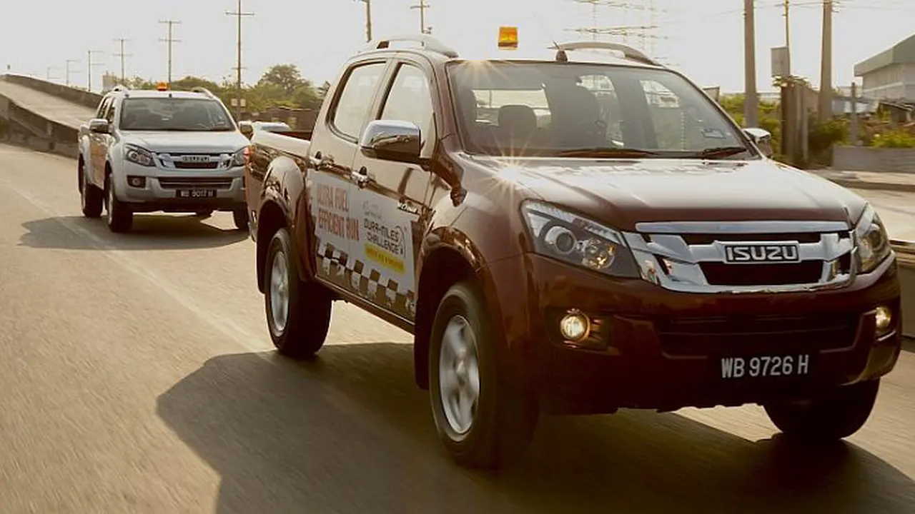 Dari Bangkok ke Singapura, Isuzu D-MAX Habiskan Satu Tangki BBM