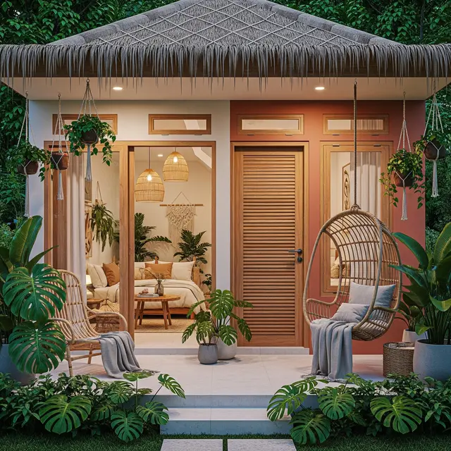 Desain Rumah Kecil Tapi Punya Nuansa Resort