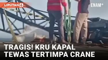 ABK KM Cengkeh 06 Tewas Tertimpa Crane di Pelabuhan Biringkassi Pangkep