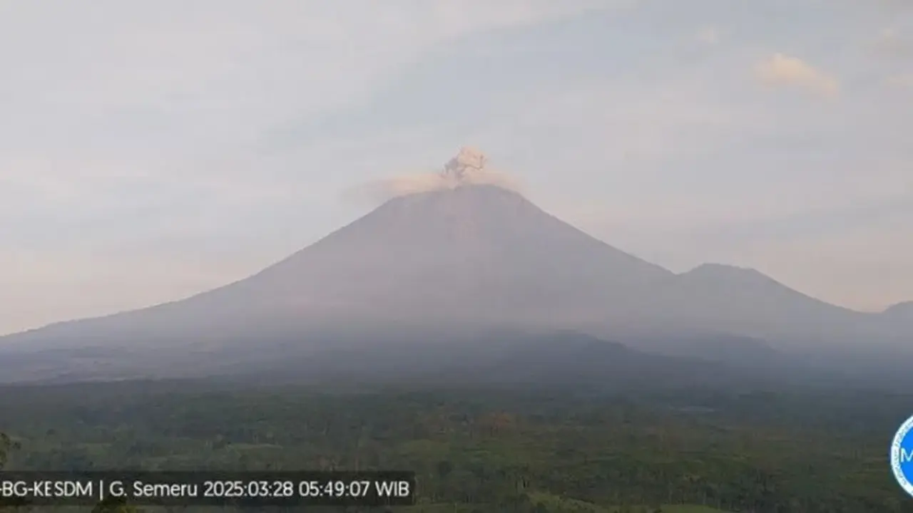 Gunung Semeru Alami erupsi, tinggi letusan mencapai 400 Meter (Istimewa)