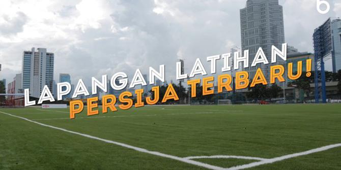 VIDEO: Intip Lapangan Aldiron, Fasilitas Terbaru Persija