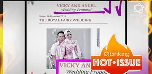 Vicky dan Angel ingin menggelar pernikahan ala kerajaan dongeng