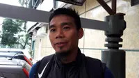 Eks pemain Persib yang kini resmi berlabuh di Borneo FC, Wildansyah. (Bola.com/Erwin Snaz)