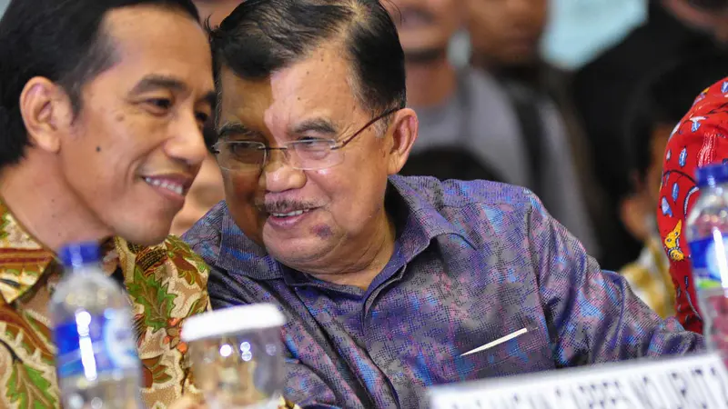 Senyum Kemenangan Presiden Jokowi