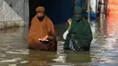 Hujan deras yang berkelanjutan lebih lanjut dapat memicu banjir tambahan di komunitas dataran rendah di dekat sungai, sungai, dan anak sungai. (AFP/Hasan Ali Elmi)