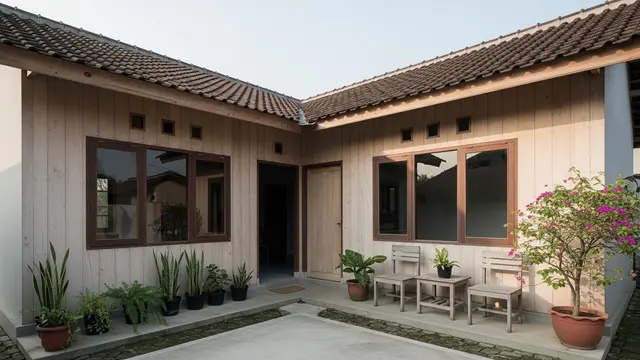 6 Model Rumah Kampung Minimalis untuk Pasangan Lansia yang Nyaman dan Aman