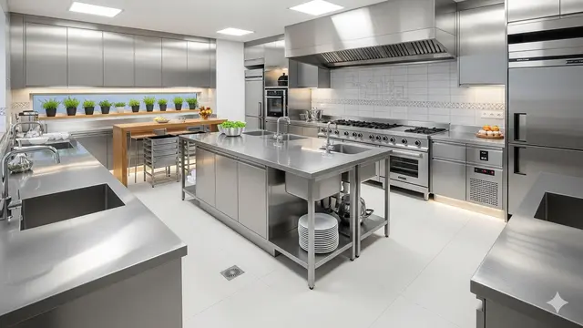 Gaya Modern dengan Stainless Steel: Higienis dan Profesional