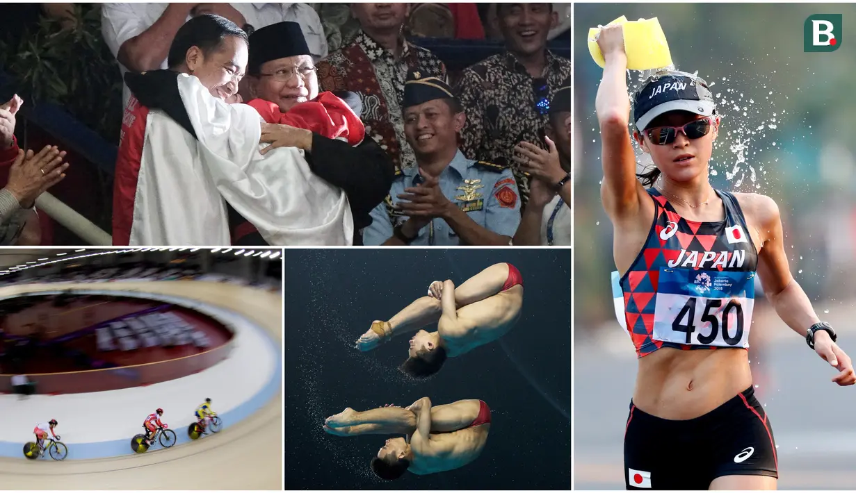 Berikut ini kumpulan momen menarik perhelatan akbar Asian Games sepanjang hari Rabu 29 Agustus 2018. (Foto-foto Kolase Bola.com, Antara Foto dan AP)