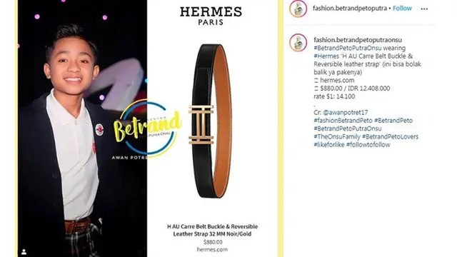 7 Koleksi Aksesoris Betrand Peto, Ada Jam Rolex yang Ditaksir Rp 450 Juta